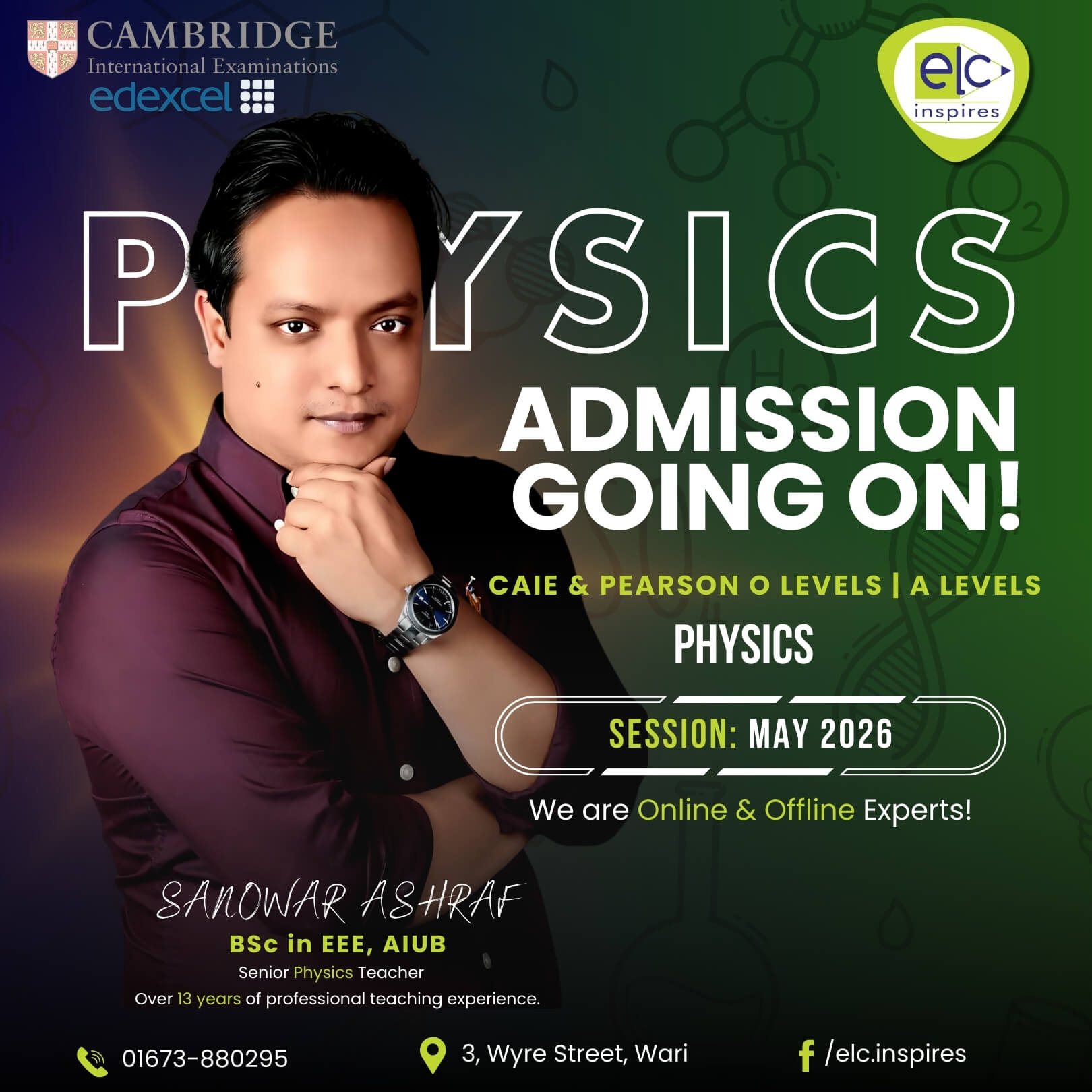 Physics | O Level – Online Course | CAIE | Monthly